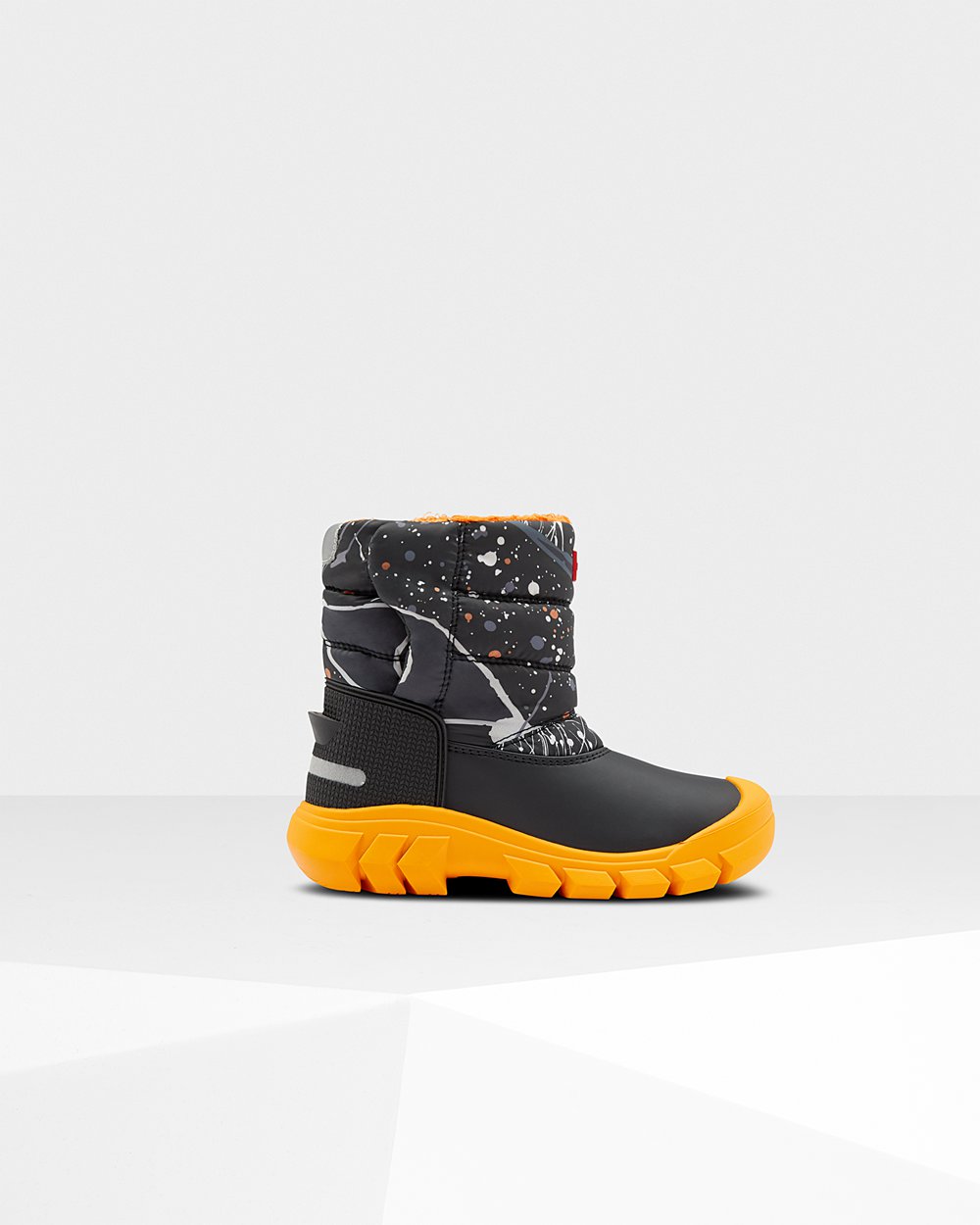 Snow Boots Kinderen - Hunter Original Big Insulated - Grijs Zwart - 37DAYVUQT